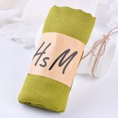 -Viscose - Modieus- Casual - Zomer - Sjaal - Pashmina - Dames - Licht - Groen -175X50cm -
