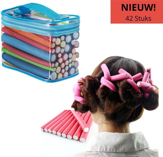 Vervolg sla praktijk Krulspelden - Watergolfrollers - NIEUWSTE Haarrollers - meest verkochte  Krul Rollers -... | bol.com