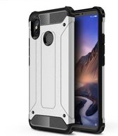 Xiaomi Mi Max 3 Hoesje - Mobigear - Outdoor Serie - Hard Kunststof Backcover - Zilver - Hoesje Geschikt Voor Xiaomi Mi Max 3