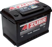 ZUBR Ultra 75Ah 760A 12V R+ - Accu - Loodaccu Startaccu Autobatterij Batterie de Voiture Car Battery Akku