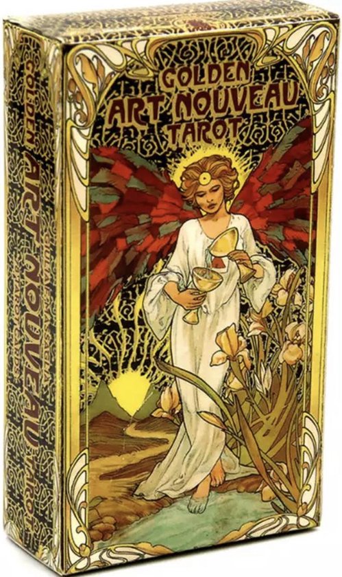Afbeelding van het spel Golden Art Nouveau Tarot deck | Engelse versie