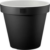 Kitchen & Deco Bloempot / Plantenbak - Antraciet/Wit - Ø35 x (H)31cm