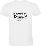 Foxwild Heren t-shirt | massa is kassa | Peter Gillis | Foxwild | Hatseflatse | Wit