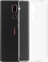 Hoesje CoolSkin3T - Telefoonhoesje voor Nokia 7 Plus - Transparant wit