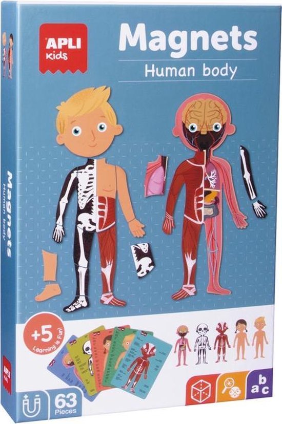 Afbeelding van het spel APLI Kids - Het menselijk lichaam magneetspel