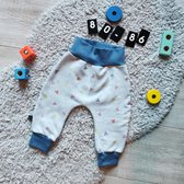 BolleBIllen Handgemaakt - Baby Broek - retro - 80's - 90's - disco feest - Maat 80/86 - kleding voor jongens en meisjes