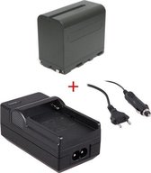 Accu-shop.nl  Huismerk Accu NP-F970 + accu-lader voor LED-lampen en div. Sony videocamera's