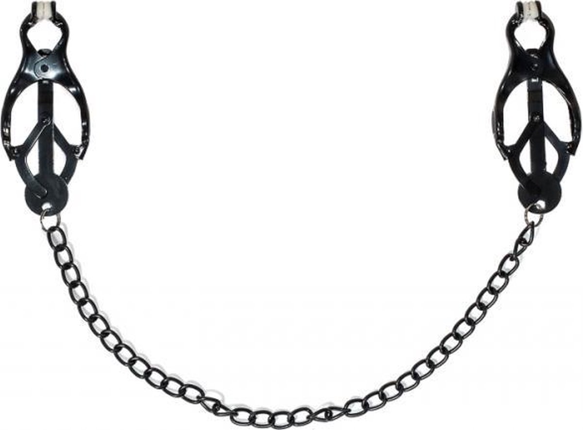 Goedkoopste Tepelklemmen Met Ketting - BDSM - Bondage - Luxe Verpakking - Party Hard - Darkside