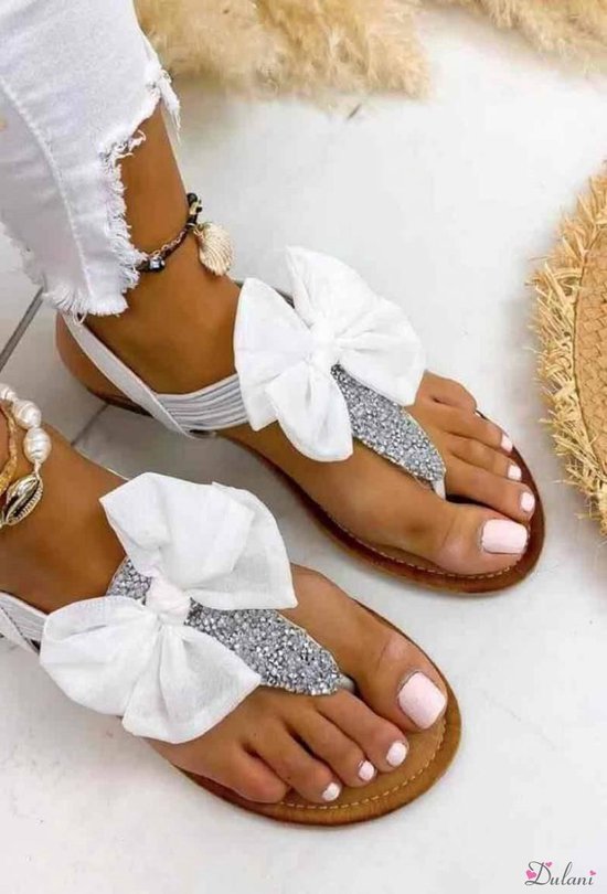 Sandales Belle avec nœud blanc | bol.com