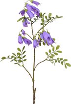 Viv! Home Luxuries Campanula - zijden bloem - paars - 87cm