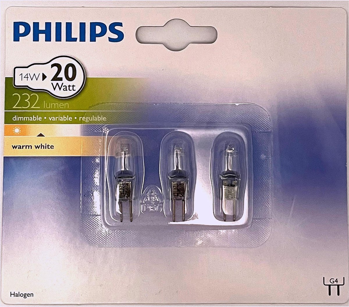 ~ kant Distilleren Kerkbank Philips Halogeen G4 20Watt verbruikt (14w) 12V Burner Steeklampje Dimbaar  (3 stuks) | bol.com