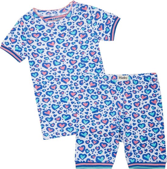Harley pyjama korte broek Cheetah Hearts 110-116 | bol.com