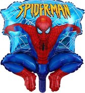 Spiderman ballon - 65x53cm - Folie ballon - Helium - Leeg - Thema feest - Verjaardag - Superheld - Ballonnen - Helium ballon