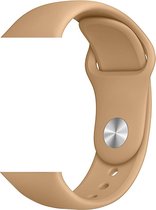 Walnoot sport bandje geschikt voor Apple Smartwatch 42/44 mm S/M – YOUNIQ – iWatch Series 1/2/3/4/5/6/SE - Horloge Band Strap geschikt voor Apple watch