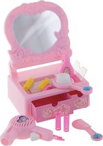 Table de maquillage avec miroir pour enfants - 11 pièces - set complet