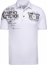 Camp David ® Polo gemaakt van piqué met labelapplicaties