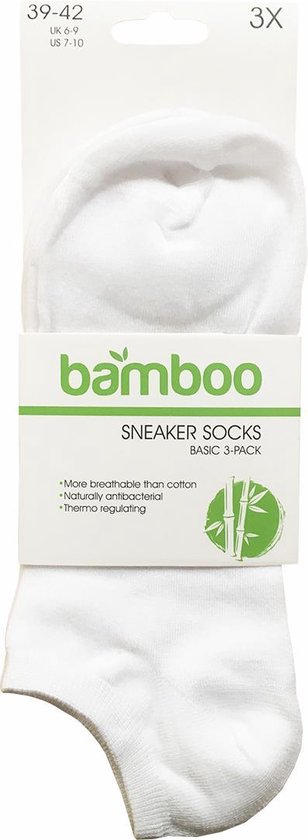 Bamboe Sneakersokken 3 paar - Apollo