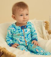 Hatley Jongens Pyjama Met voetjes Shark Party - 50/56