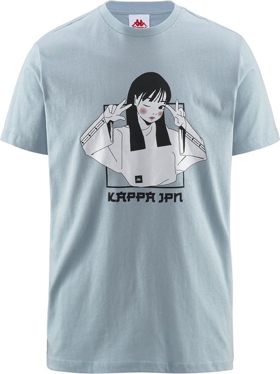 Kappa Authentic Jpn Griviu T-shirt Met Korte Mouwen Blauw M Man