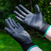 Tuin Handschoen Maat 8 verto PU Coating, Anti-Allergie, Verstevigde kraag