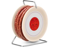 Worstkabelhaspel, 3,5 m worst in Krakau-stijl, hoge kwaliteit en rokerig aroma, grappig cadeau voor zoom en zoom, 240 g