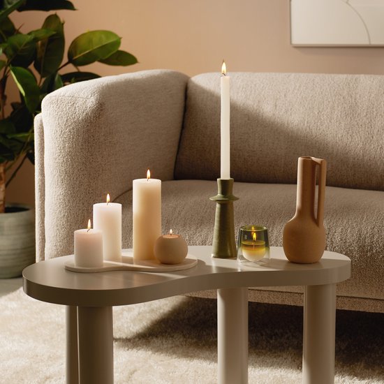 Bolsius - CleanLight - Houder Groen en navulbare Geurkaarsen - Starterkit - Met 9 gegeurde Refills