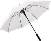 Fare Skylight 7749 windproof middelgrote paraplu met ledlamp wit windbestendig windvast stormparaplu stormbestendig stormvast extra sterk met licht flexibel frame