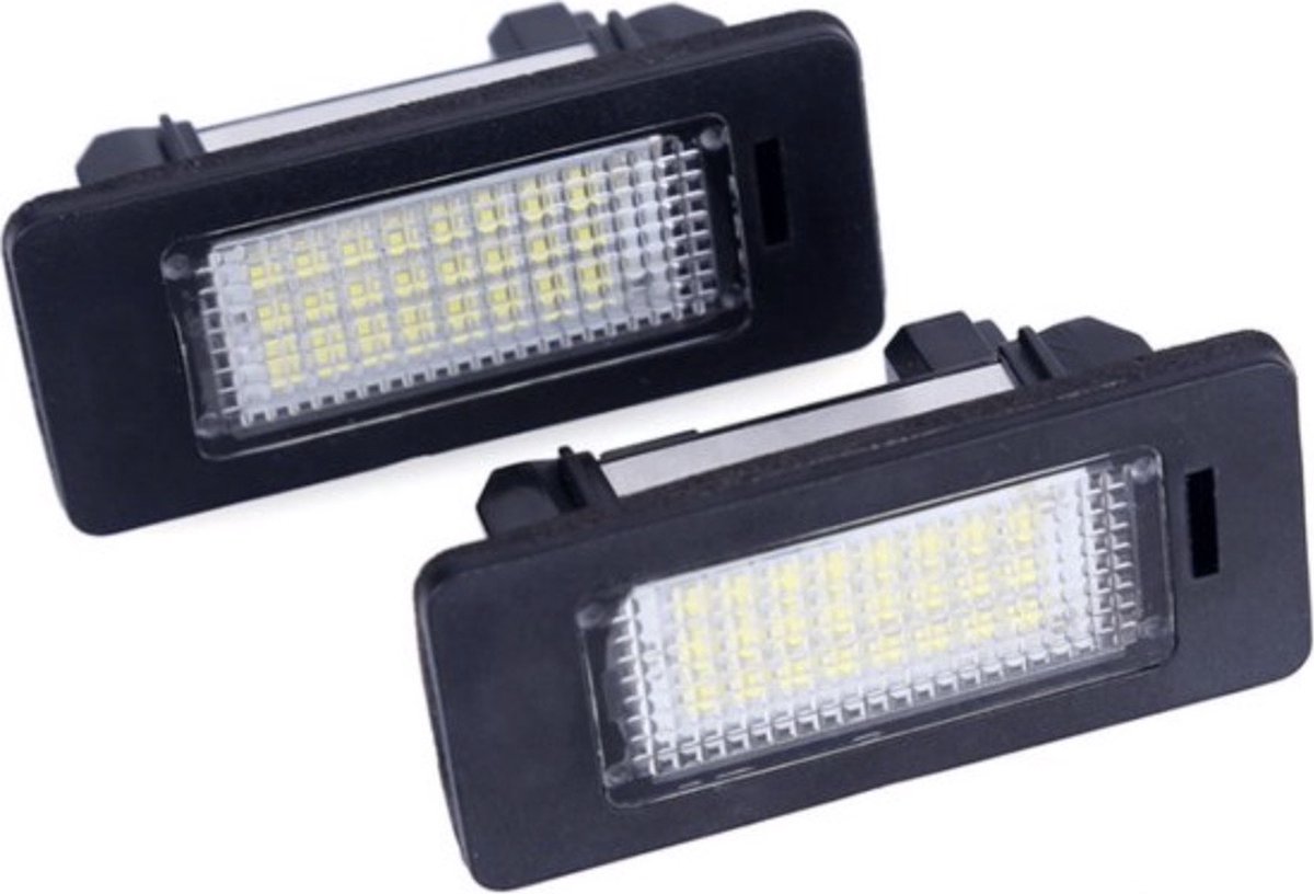 BMW kenteken LED verlichting (fout-vrij) Geschikt voor BMW E60 E39 E61 E70 E71 E72 E82 E84 E88 E90 E91 E92 E93 - 12V