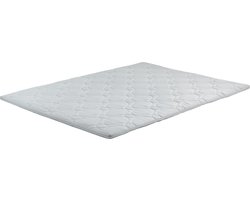 Topdekmatras Foam - 180x200 - 3 cm dik - Anti-Allergie - Afritsbare en wasbare hoes