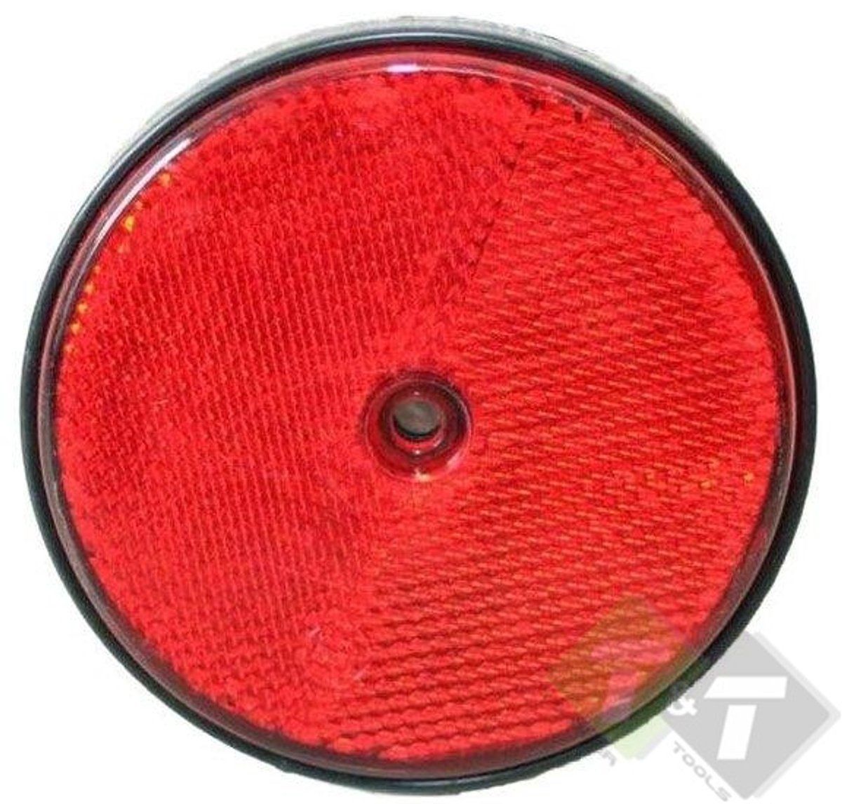 Reflector Rood rond, 60mm, E3 gekeurd