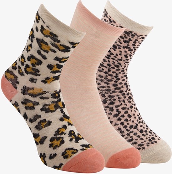 3 paar kinder sokken Beige Maat 27 30 bol