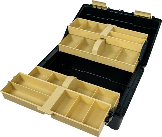 HandyBox Cantilever - Viskoffer - Met uitklapbare lades - 42 x 30 x 24 cm