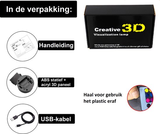 Nachtlampje Kinderen - 3D Night Light - LED Lamp - 3D Lamp - Tafellamp Slaapkamer - Night Lamp - Nachtlichtje - Verjaardagscadeau - Voetbal - Soccer van EZRIO SPORTS — afbeelding 4