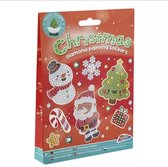 Kerst Stickers - Diamond Painting Stickers - Sneeuwvlokken - Kerststickers - Kerstversiering - Feestdagen - Kerstman - Sneeuwpop - Rendier - Kerstboom - Zuurstok