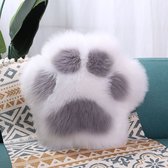 Kat Palm Kussen/Cute Cat Claw Kussen/Sofa Bed Kussen/Huiskamer Slaapkamer Kussen Wit 50×50CM