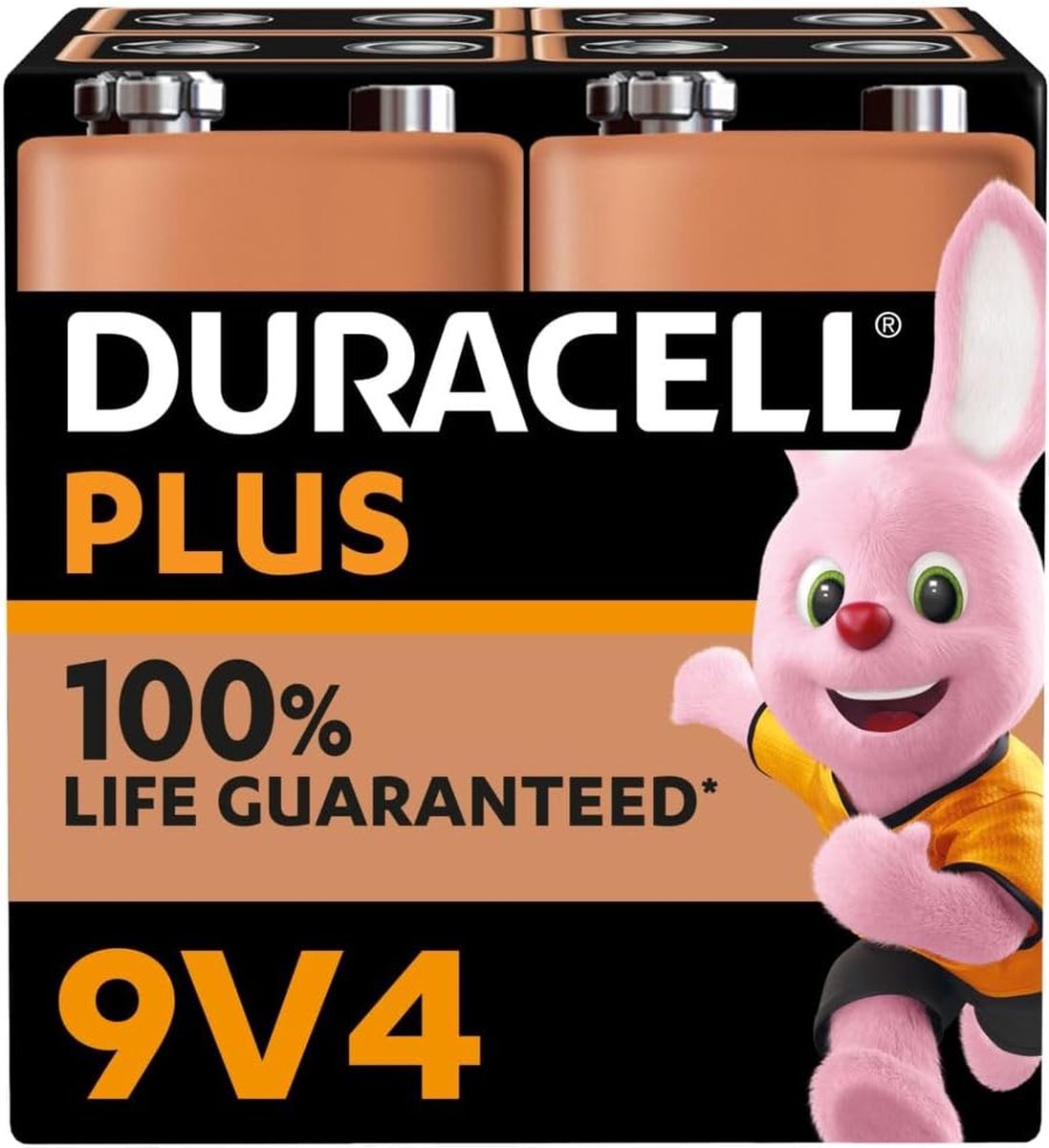 Duracell 9V Plus Power - 4 stuks