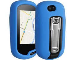 kwmobile Hoesje geschikt voor Garmin Oregon 700 / 750t / 600 / 650 - Beschermhoes voor handheld GPS - Back cover in mat blauw