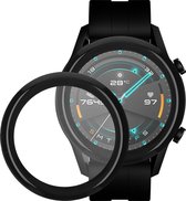kwmobile Beschermfolie geschikt voor Huawei Watch GT2 (42mm) Schermbeschermer - 2 x screenprotector smartwatch anti kras