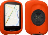 kwmobile hoes geschikt voor Garmin Edge 840 / Edge 540 - Siliconen beschermhoes voor fietsnavigatie - oranje