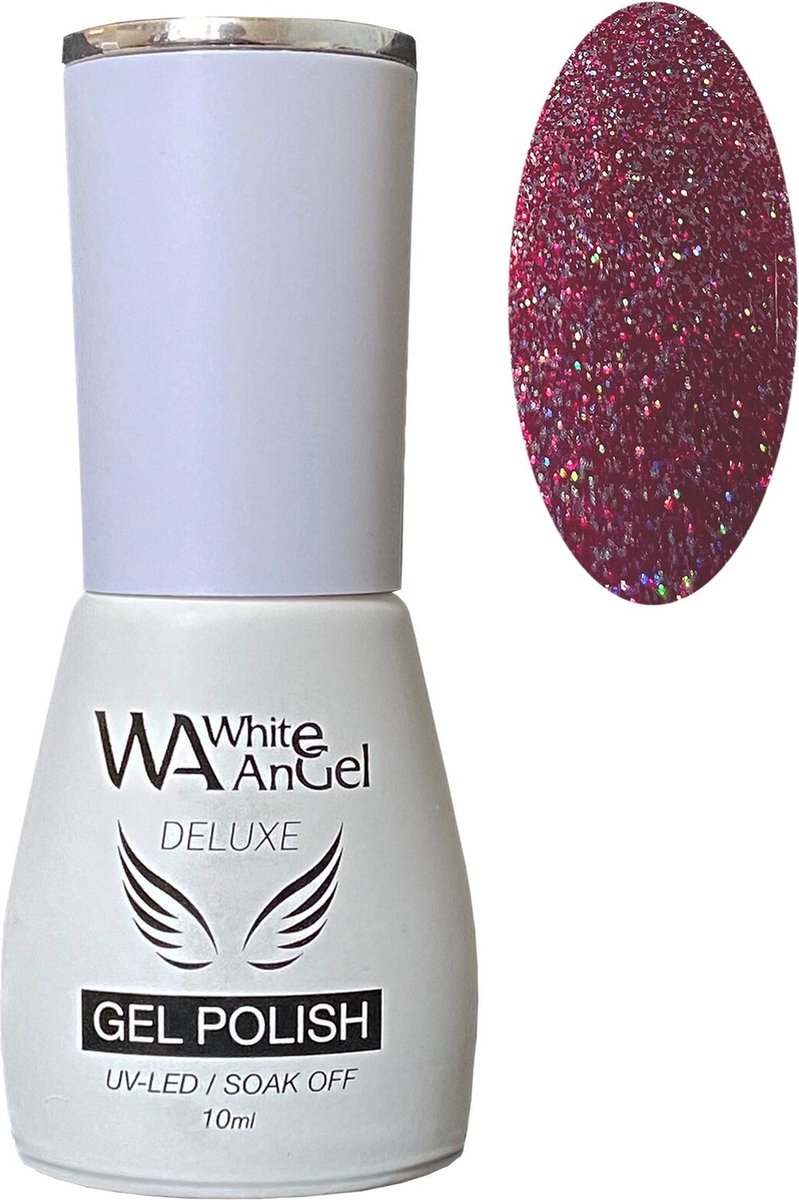 Gellex White Angel Deluxe Gel Polish (105) Imperial Red 10ml Gellak Gel nagellak Shellac Gel nagels Gel Nails