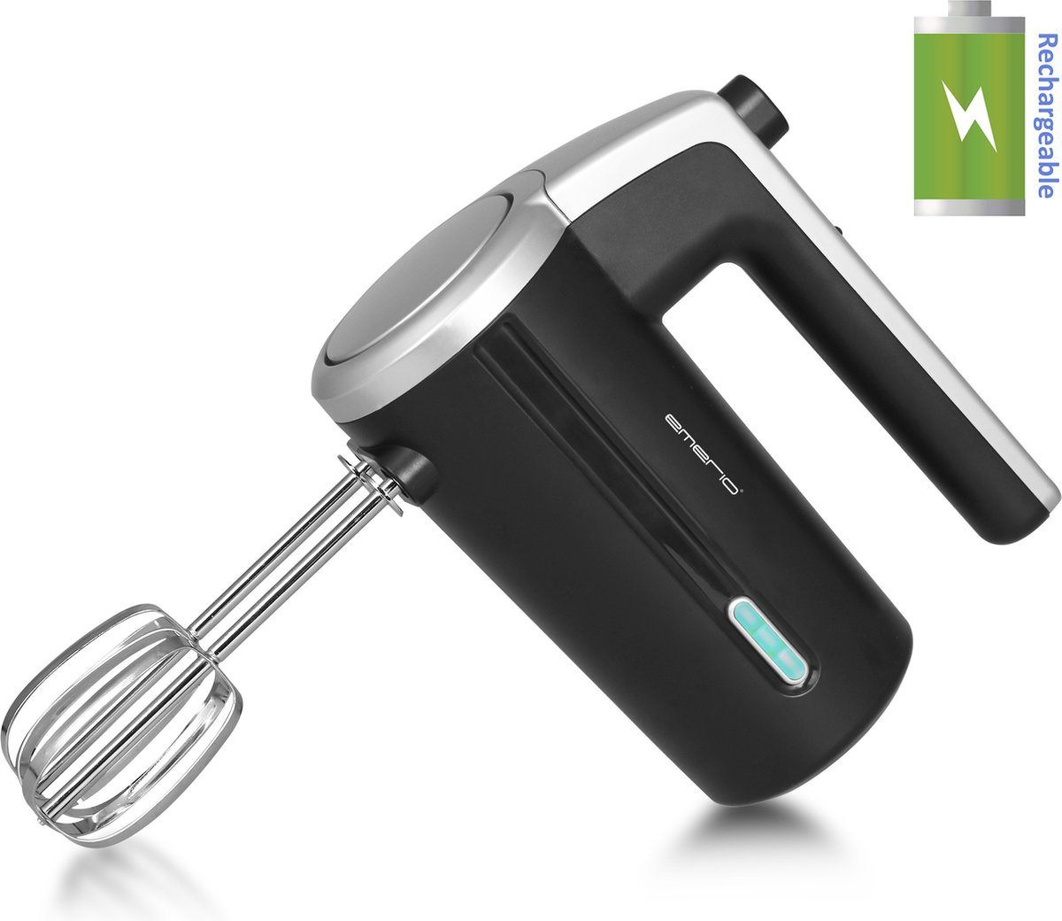 Emerio HM-126681.1 - Handmixer Zwart Mixen 80 W 5 uur 7.4 V