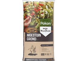 Pokon Bio Moestuingrond - 20l - Potgrond Moestuin - 100 dagen voeding - Turfvrije potgrond