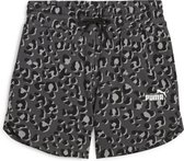 PUMA ESS+ ANIMAL 5 AOP Shorts Dames Broek - Puma Black