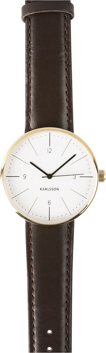 Karlsson Horloge Normann - Wit - Ø4cm - Scandinavisch,Modern