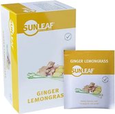 Sunleaf Thee - Ginger Lemongrass - Gember Citroengras - 4 x 25 stuks