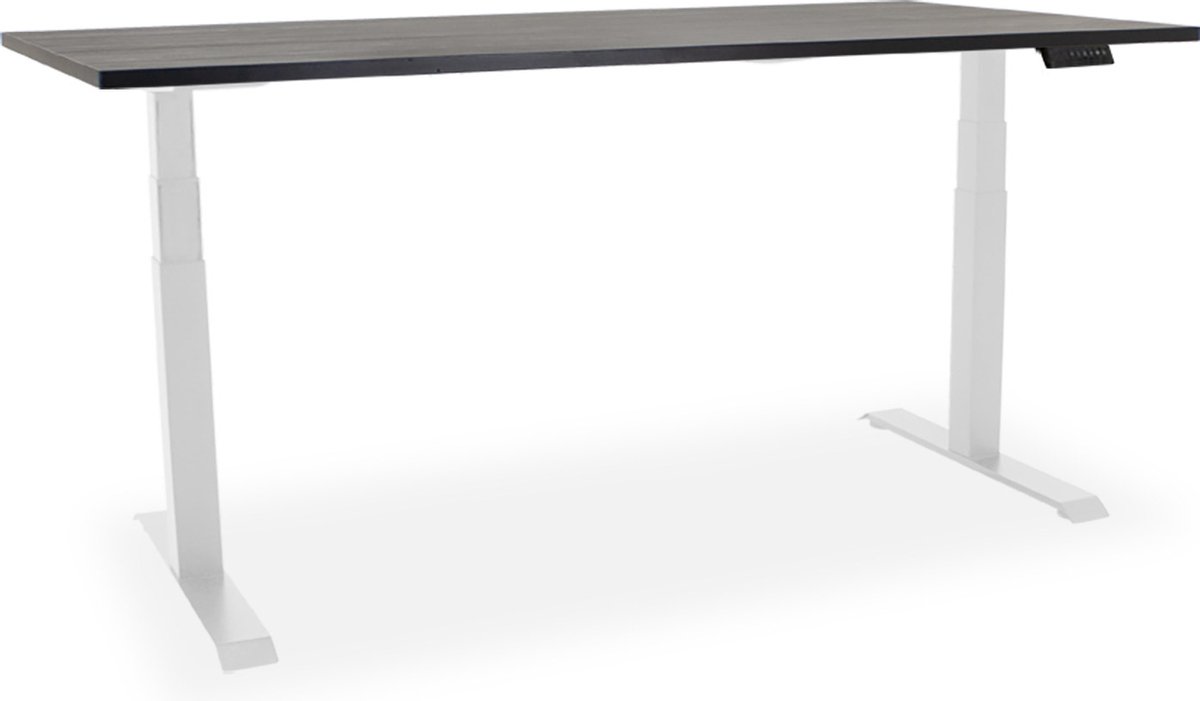 Ergofy Essential elektrisch zit-sta bureau 200x80cm zwart wit
