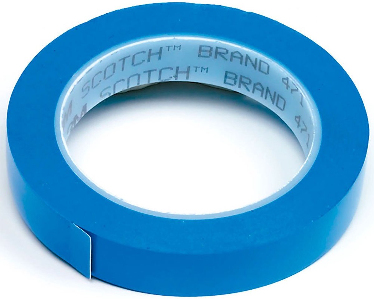 3m Vinyltape 471+ Blauw 19 mm