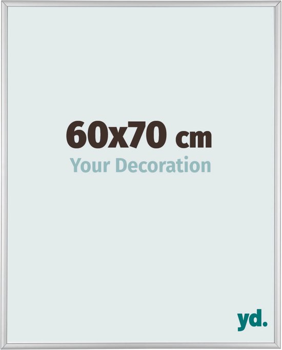 Your Decoration Austin Aluminium Fotolijst - 60x70 cm - Zilver Mat