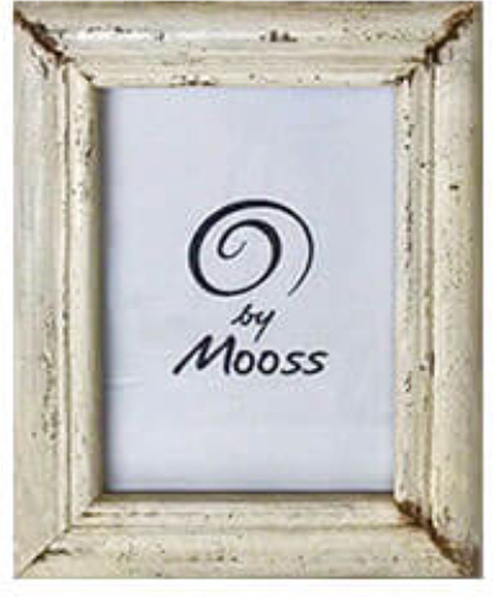 By Mooss Fotolijst houten fotolijst wit hout -15x20 cm