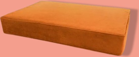 Madison Orthopedisch kussen Velvet oranje L